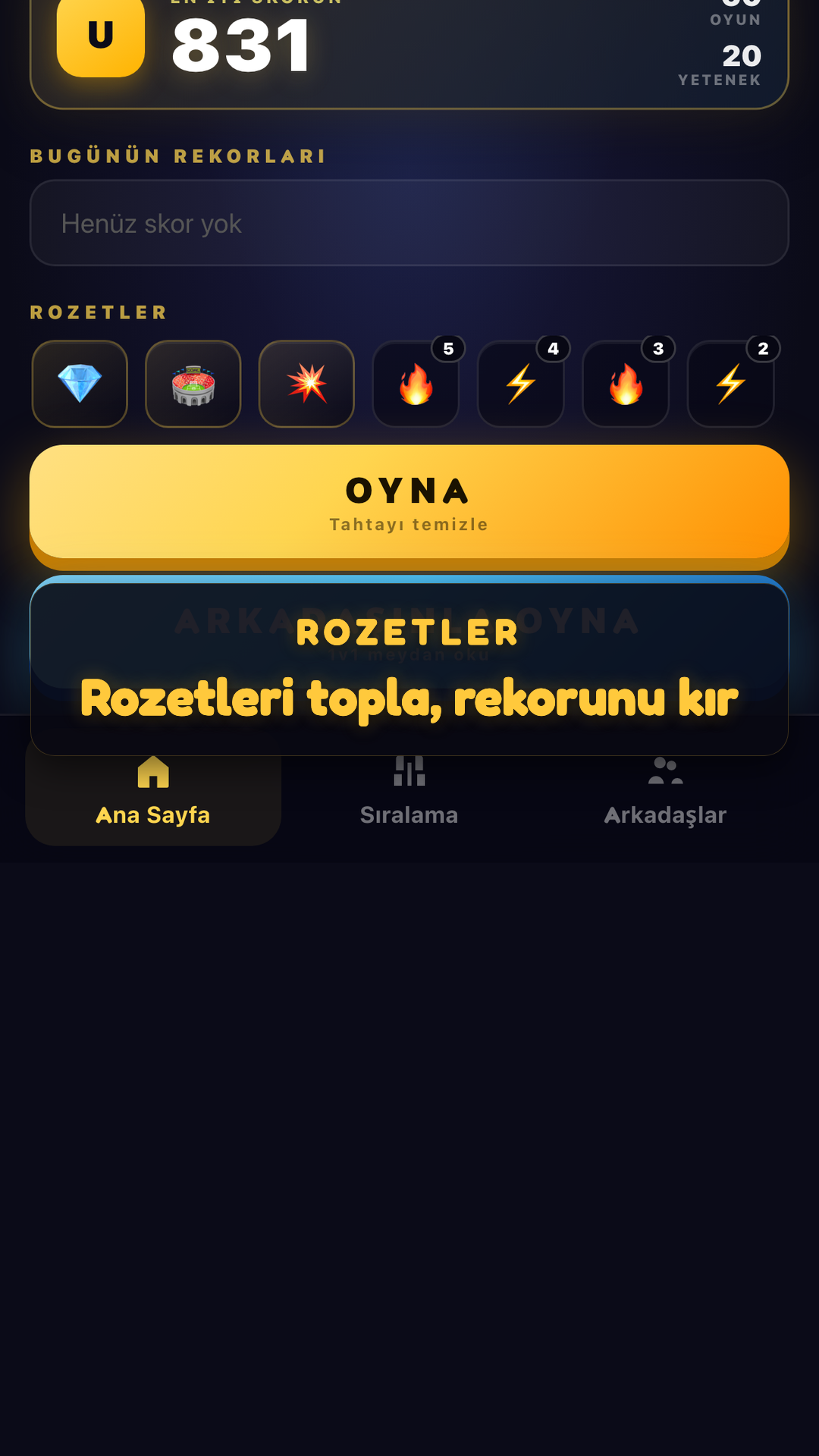 YazYaz rozet koleksiyonu